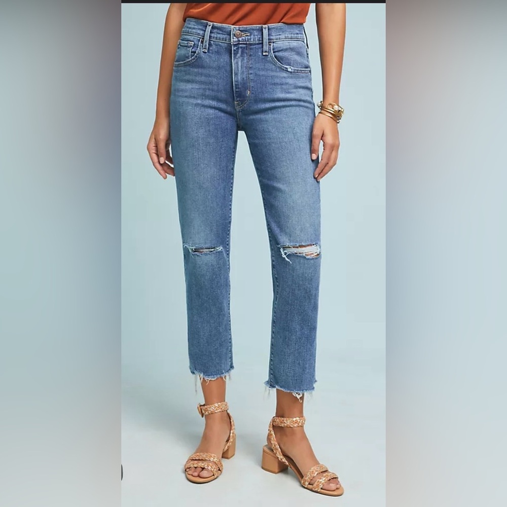 Levi’s 724 High rise straight crop 29